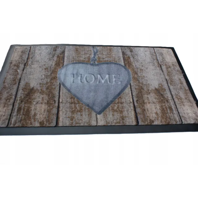 Edo Hanse Home Design Vloermat Hart Bruin 45x75 cm