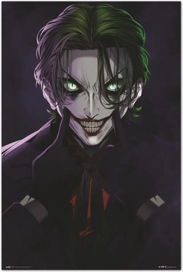 Grupo Erik Poster DC Comics - Joker - Anime 61x91,5cm Divers