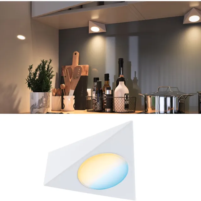 Paulmann Clever Connect LED-spot Trigo Tunable White 2,1W Wit mat