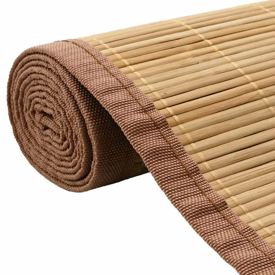 vidaXL Tapijt 160x230 cm bamboe bruin, foto 4