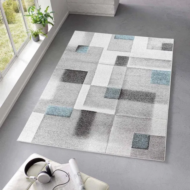 TrueWeave Modern vloerkleed - Cleo grijs/blauw 120x160