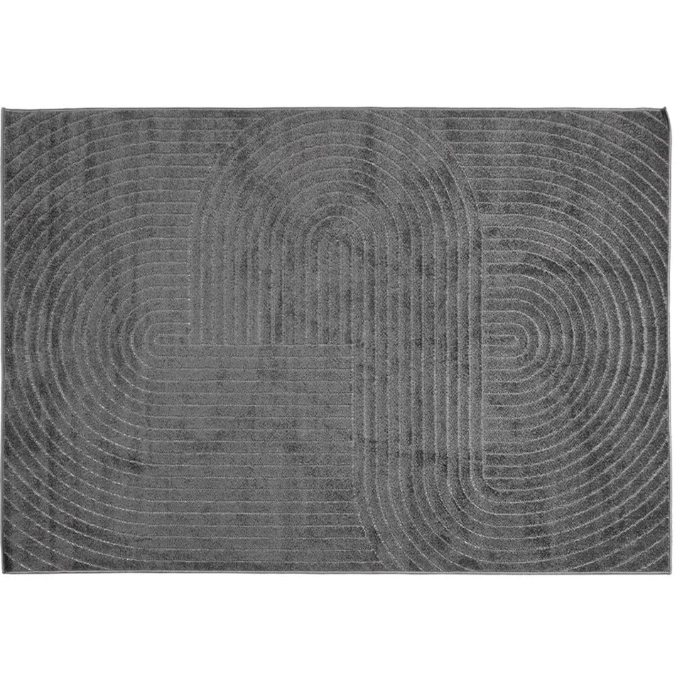 vidaXL Binnen- en buitentapijt PALMERAS Antraciet 200 x 280 cm Anthraciet