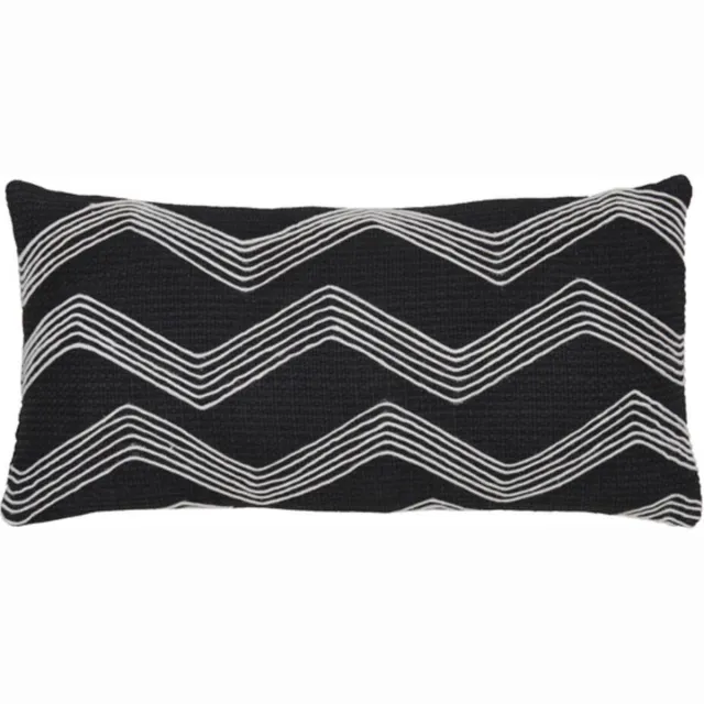 Light & Living Kussen MACKEY - 60x30x10cm - Zwart