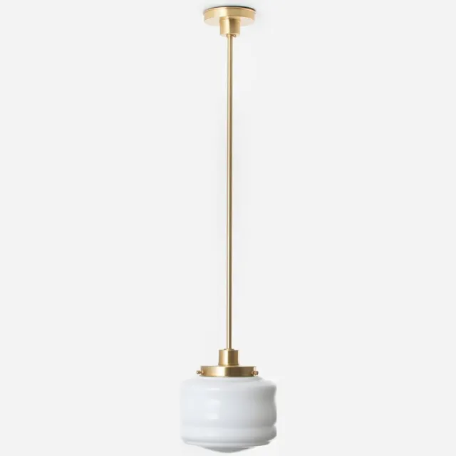 Coloured by Art Hanglamp Bakery 20's Messing - Art Deco Trade