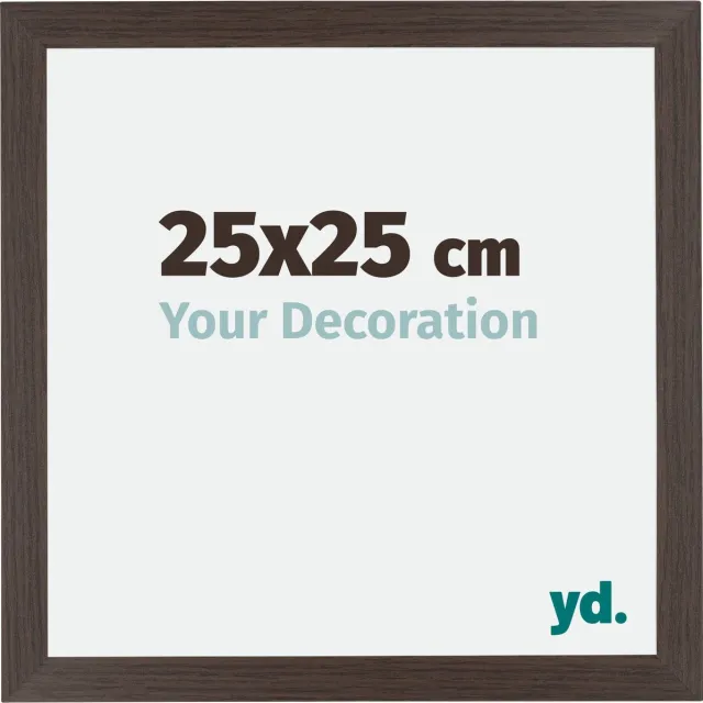 yd. Your Decoration - Fotolijst 25x25 cm - MDF - Eiken Donker - Mura