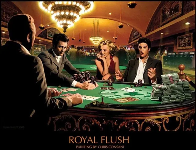 Pyramid Poster - Royal Flush Chris Consani - 60 X 80 Cm - Multicolor Divers