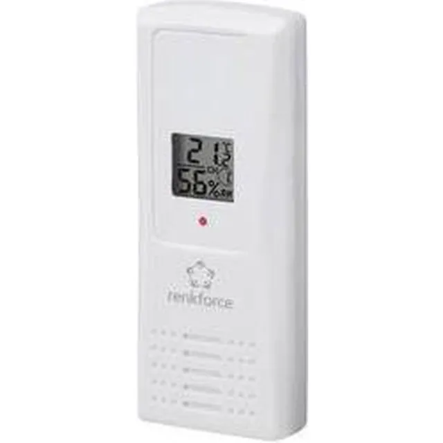 Renkforce FT007TH Thermo- en hygrosensor Draadloos 433 MHz Kleurloos