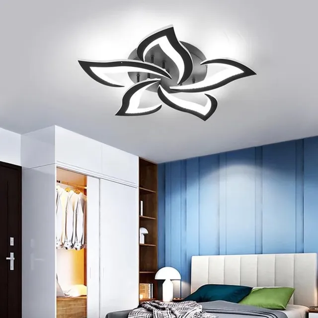 Iralan UnicLamps LED Bluetooth - 5 Sterren Plafondlamp Zwart - Met Afstandsbediening - Smart lamp - Dimbaar Met App - Woonkamerlamp - Moderne lamp - Plafoniere