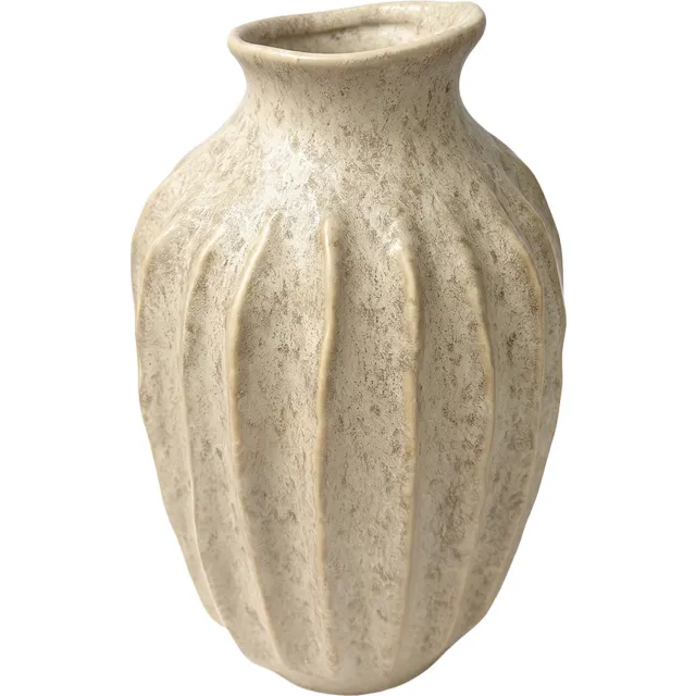 Clayre & Eef Vaas Beige Keramiek