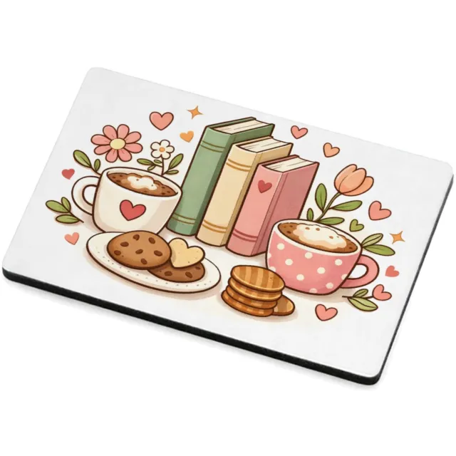 Mr Cadeautjes MDF magnetische fotolijst 7,5 x 5 - design Een lieve, afgeronde centrische illustratie met een verzamel | cadeau Wit