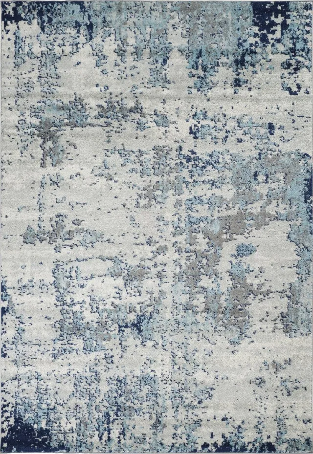 Surya Sarah vloerkleed modern abstract blauw