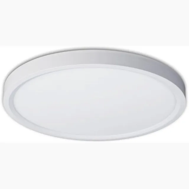 Kwazar Luminaire - Verlichting Plafondlamp 18W, LED-plafondlamp - Verwisselbare lichtkleur 3000K / 4000K / 6000K - Plafondlamp paneel - Paneelverlichting, inbouwverlichting - LED-inbouwlamp, wit, 18 W