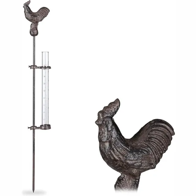 Equivera Regenmeter met Grondpen - Regenmeter - Regenmeter Tuin - Neerslagmeter - Outdoor - Voor tuin en gazon!