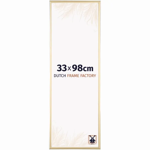 Dutch Frame Factory Fotolijst 33x98 cm - Aluminium - Goud - Kampen