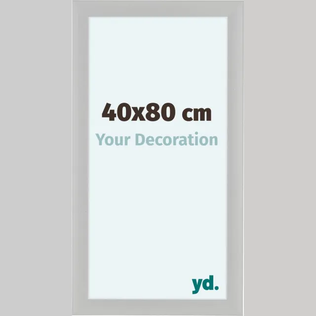 yd. Your Decoration - Fotolijst 40x80 cm - MDF - Wit Houtnerf - Como