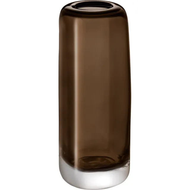 L.S.A. Melt Vaas 34 cm - Glas - Bruin