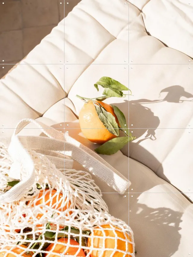 IXXI Summer Fruits, Henrike Schenk - 60 x 80 cm - Grote wanddecoratie en posters - Fotografie, Naturalisme, Keuken, Eetkamer, Natuur, Eten & Drinken Beige / Oranje