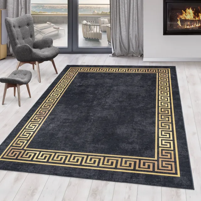 Ayyildiz Fiesta vloerkleed zwart 4305