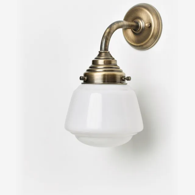 Coloured by Art Wandlamp High Button Curve Brons - Art Deco Trade