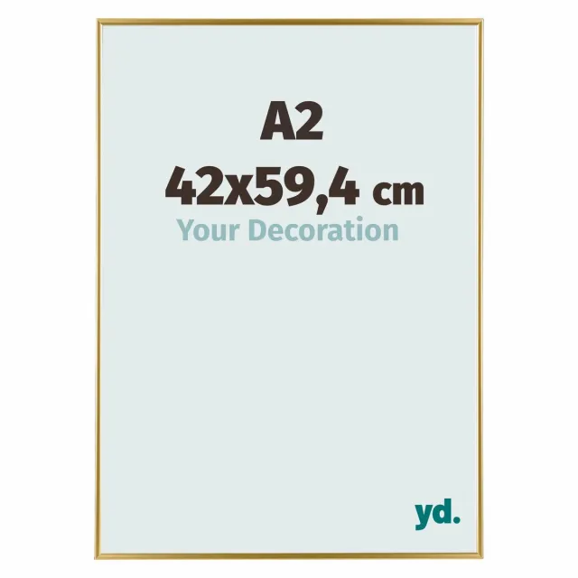yd. Your Decoration - Fotolijst A2 42x59,4 cm - Kunststof - Goud - Evry