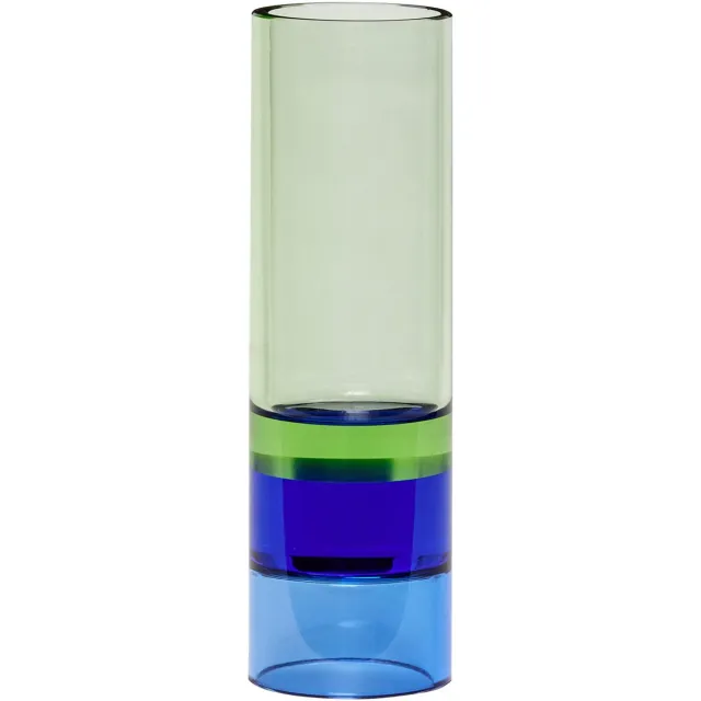 Hübsch theelichthouder Astro Blauw