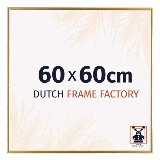 Dutch Frame Factory Fotolijst 60x60 cm - Kunststof - Goud - Easy