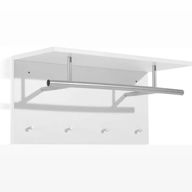 بوتر Luxe Wandkapstok – Wall Clothing Hanger - Kapstok Weiß
