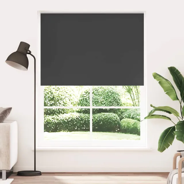 vidaXL Rolgordijn verduisterend 164,4 x 230 cm stofbreedte 160 cm zwart