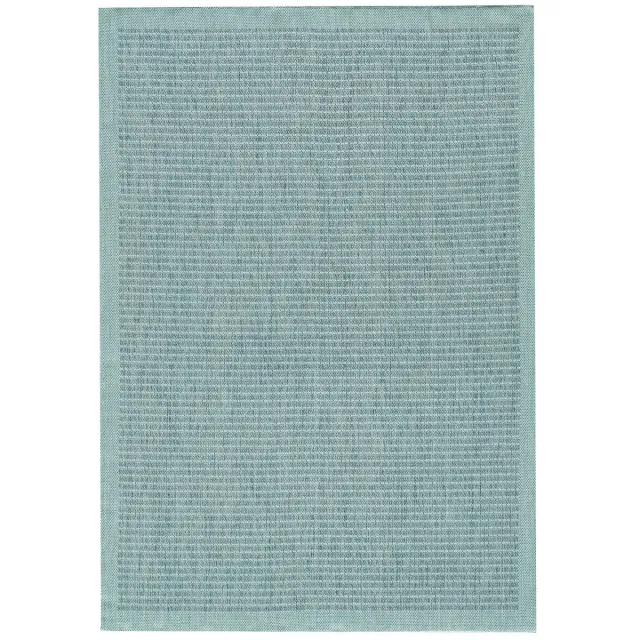 Dutch XXL Buitenkleed | Giza | Kader | Blauw | 80x250 cm | Buitentapijt | Tuintapijt
