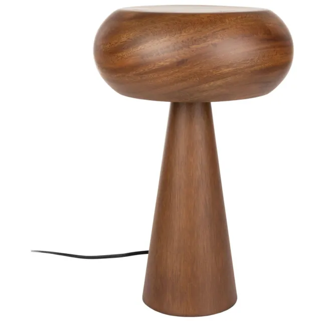 Dutchbone Morel houten tafellamp (12x36,5 cm)- bruin
