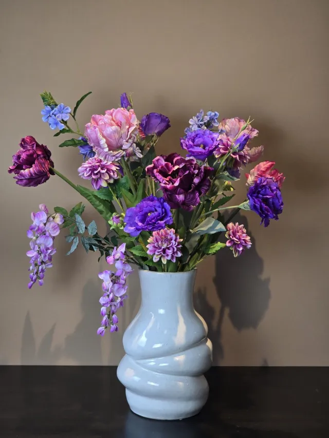 Gek op Bloemen cadeaukaart - Prestige Abonnement - zijden bloemen - kunstbloemen groen