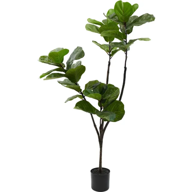 Silk-ka Kunstplant - Ficus - Groen - H150 cm