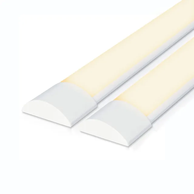 HOFTRONIC Set van 2 LED Batten 150cm - 50 Watt 6000lm (120lm/W) - 3000K warm wit - Vervangt 400 Watt - Samsung SMD LED chips - Flikkervrij - IP20 Stofdicht - Onderbouwverlichting