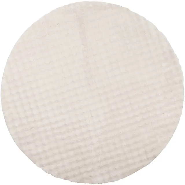 vidaXL Vloerkleden - Rond - SIROLO - Beige - Ø - 200 - CM - Polyester
