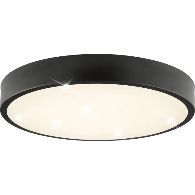 Brilliant Slimline Starry - Ø 39 cm - LED 11W - 4000K - Zwart/Wit