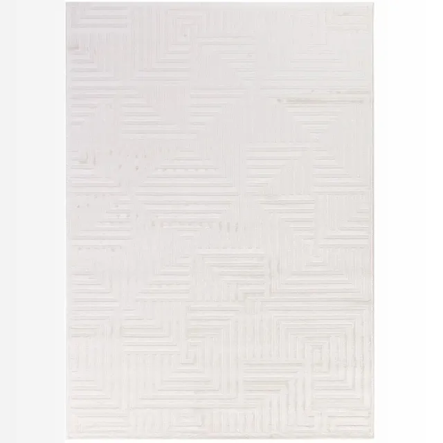Dutch XXL Marokkaans Vloerkleed | Tapijt | Sahara | Grafisch | Crème | 120x170 cm