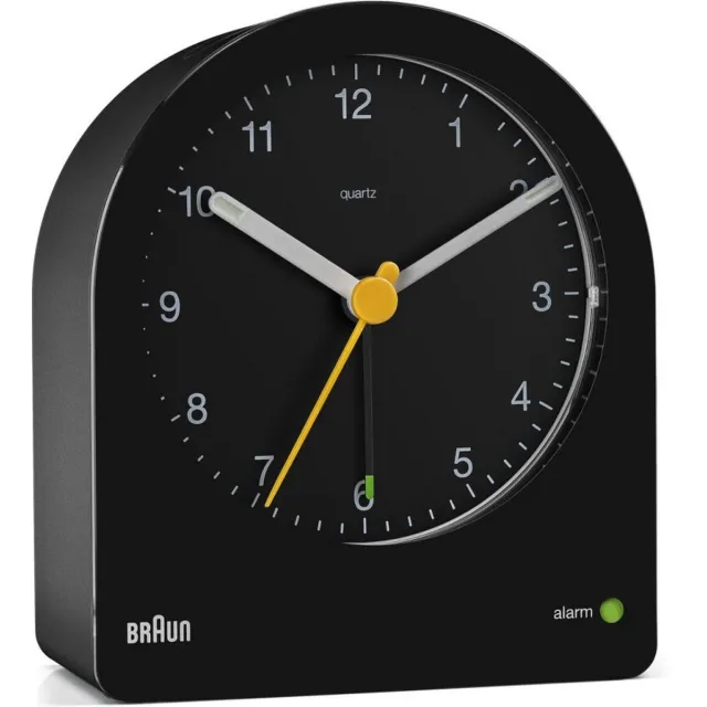 Braun BC22B - Wekker - Analoog - Stil uurwerk - Zwart