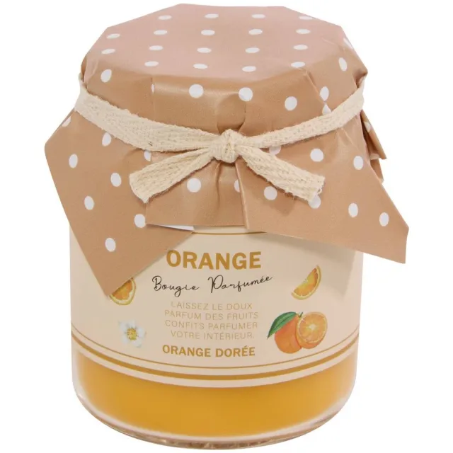 Atmosphera Créateur d'intérieur® Geurkaars Fra, rond, 75 g Orange