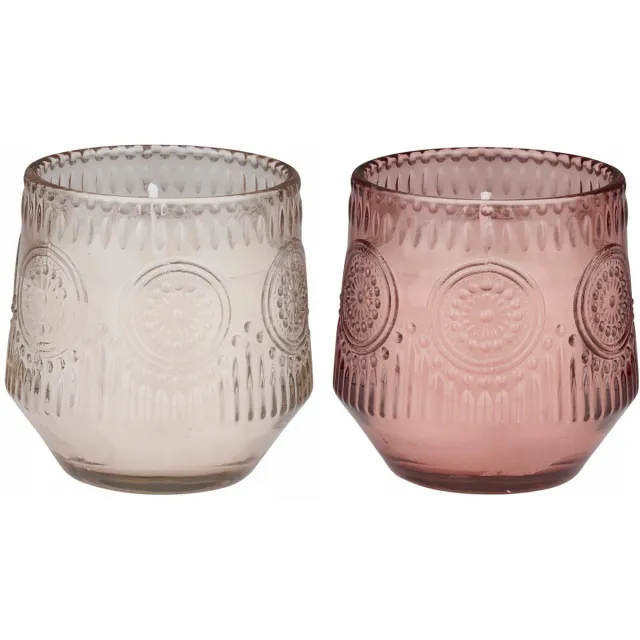 arti casa Decoratieve Citroengras Kaars in Pot - 8 cm Mix Kleuren