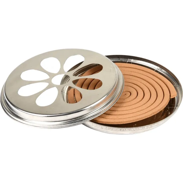Esschert's Garden Eschert Design Muggen geurspiralen citronella met brandblik zilver