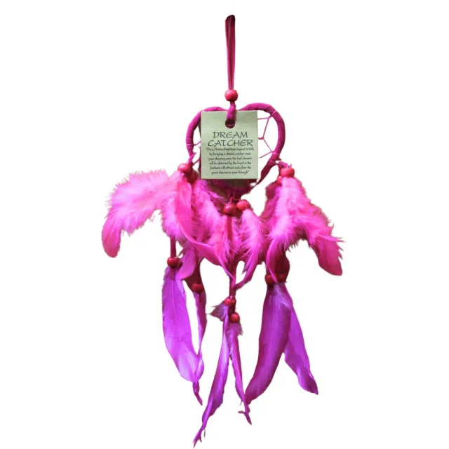 Ruben Robijn Dromenvanger Hartje Roze - 7cm