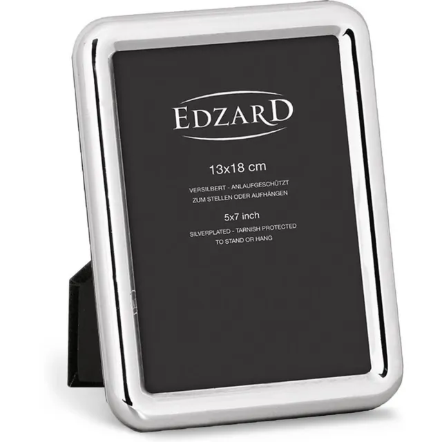 EDZARD Como - Fotolijst - Verzilverd - 13 x 18