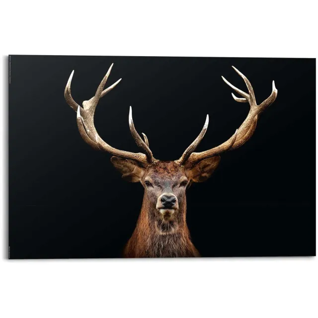 Reinders Schilderij Hert - 60 x 90 - Hout - REINDERS