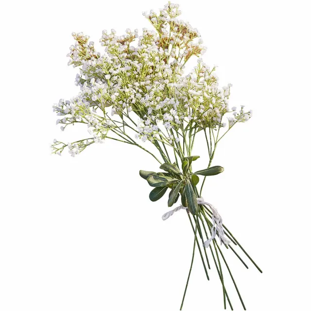 Loberon Sierboeket Lorraine wit/groen