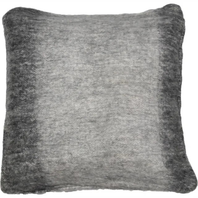 Mars & More Sierkussen wol look - gemeleerd grijs - 45 x 45 cm