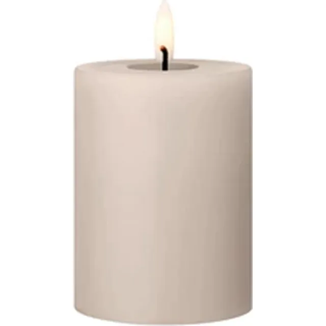 Ester & Erik Led Pillar kaars H10cm linen grey Grijs