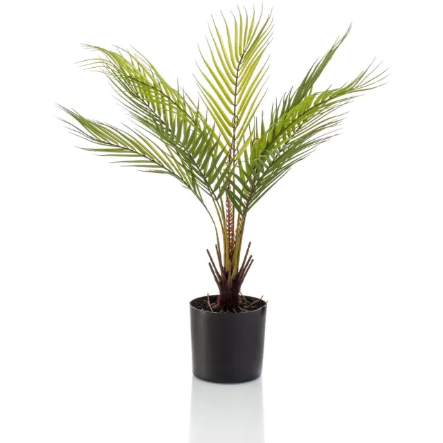 Emerald Kunstplant Chamaedorea Palm 50cm - Kunstplant voor binnen Groen