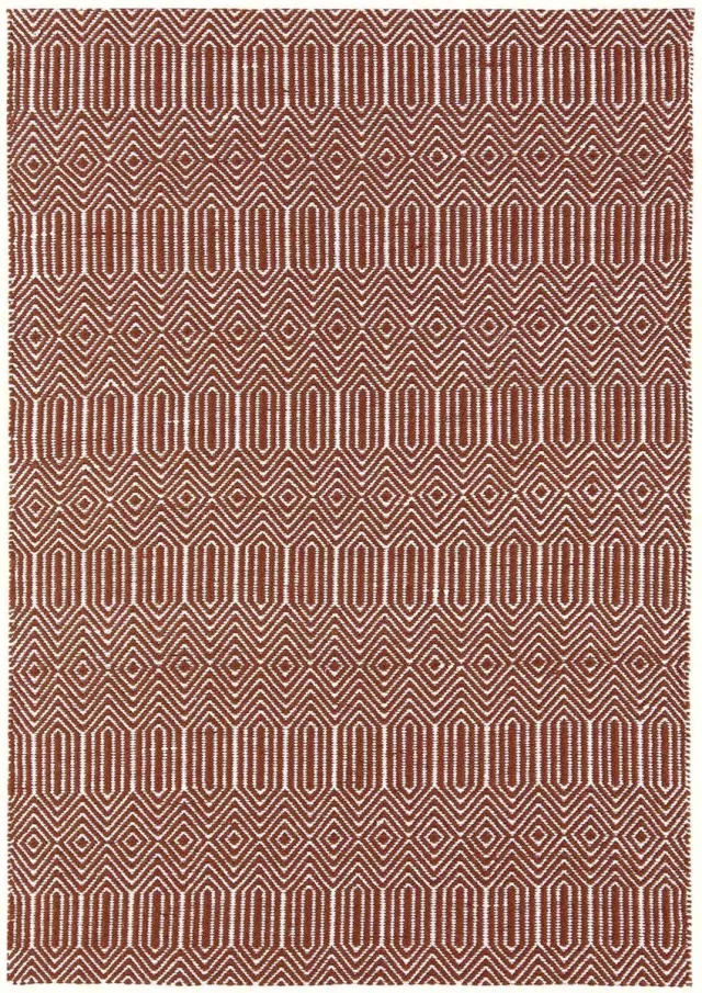 Eazy Living Easy Living - Sloan-Marsala vloerkleed 160x230 - Modern en stijlvol Rood, Wit