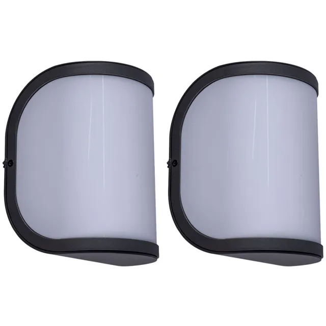 Globo Lighting Buitenlamp wandlamp entreeverlichting tuin buitenlamp van aluminium, antraciet, 1x E27, BxH 14x20 cm, set van 2