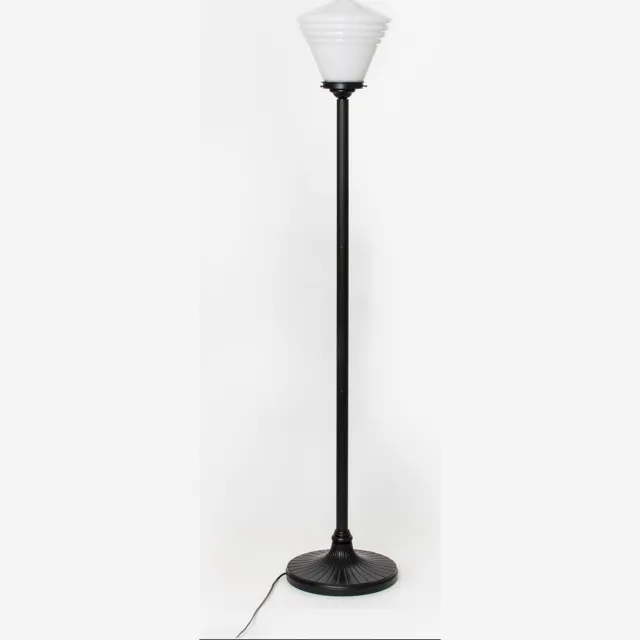 Coloured by Art Vloerlamp Luxe School Medium Moonlight - Art Deco Trade Zwart